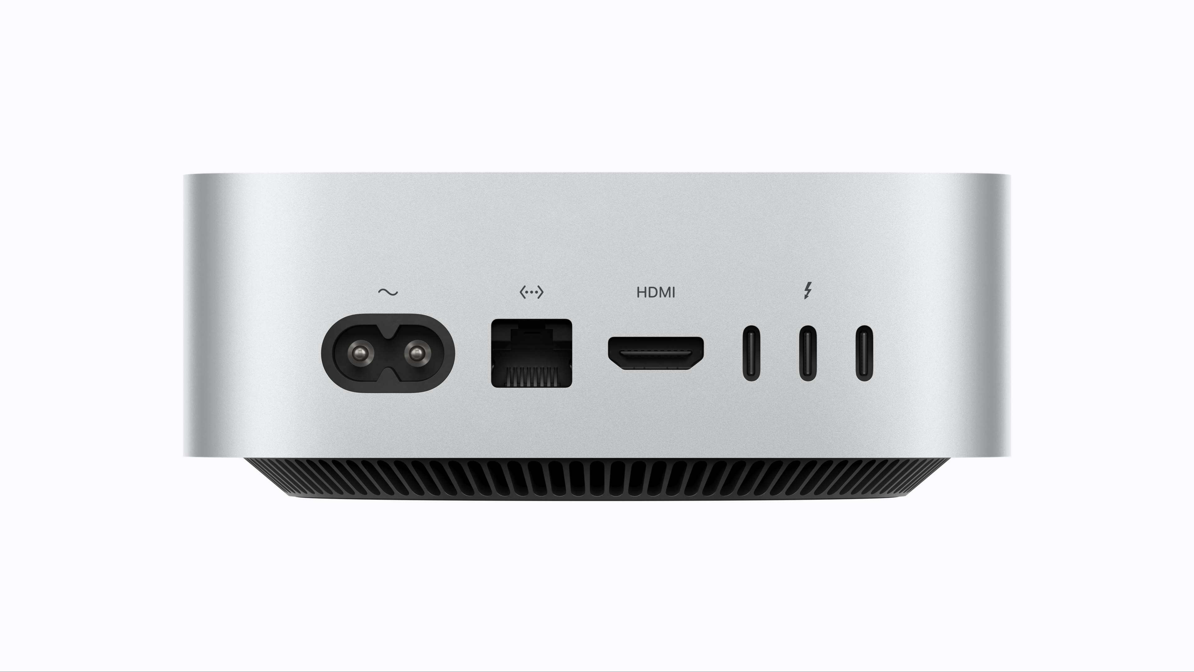 신형 Mac mini 후면 연결 포트