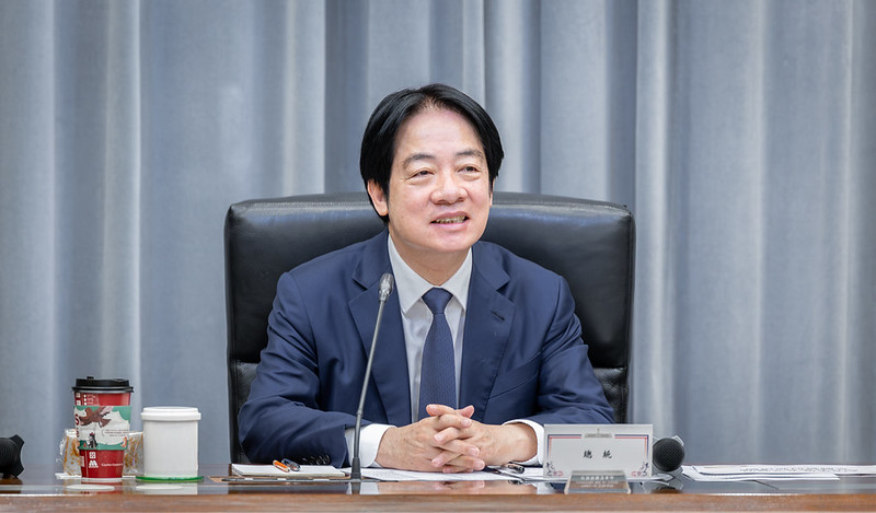 라이칭더 총통이 2027년도 예산안을 설명하는 모습
