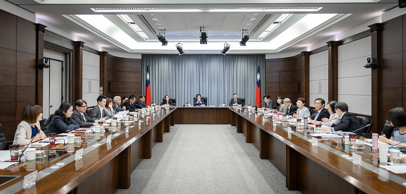 대만 2027년도 중앙정부 총예산안 회의 전경